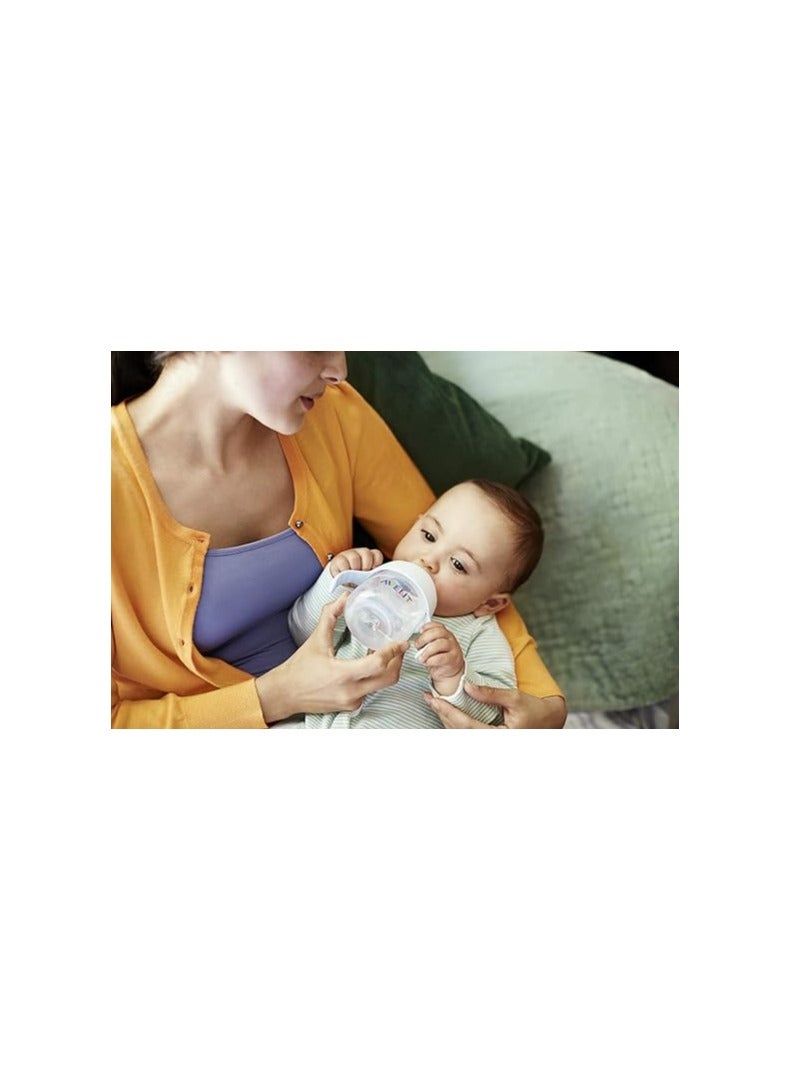 فيليبس كوب تدريب فيليبس - كوب شرب مقاوم للانسكاب للأطفال الرضع والأطفال الصغار، سهل الانتقال إلى الشرب المستقل، فوهة ناعمة، خالٍ من مادة BPA - Image 3