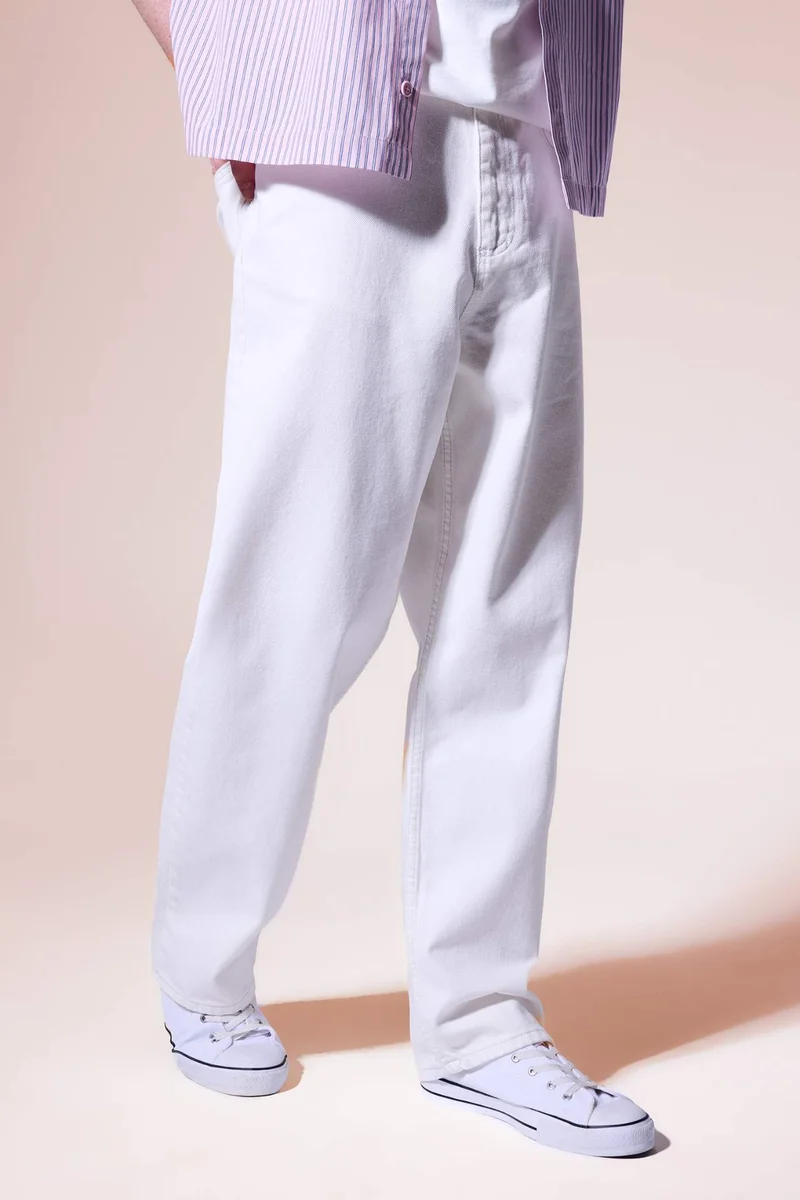 Defacto  Baggy Fit Wide Leg Jeans for Men | Best Price UAE