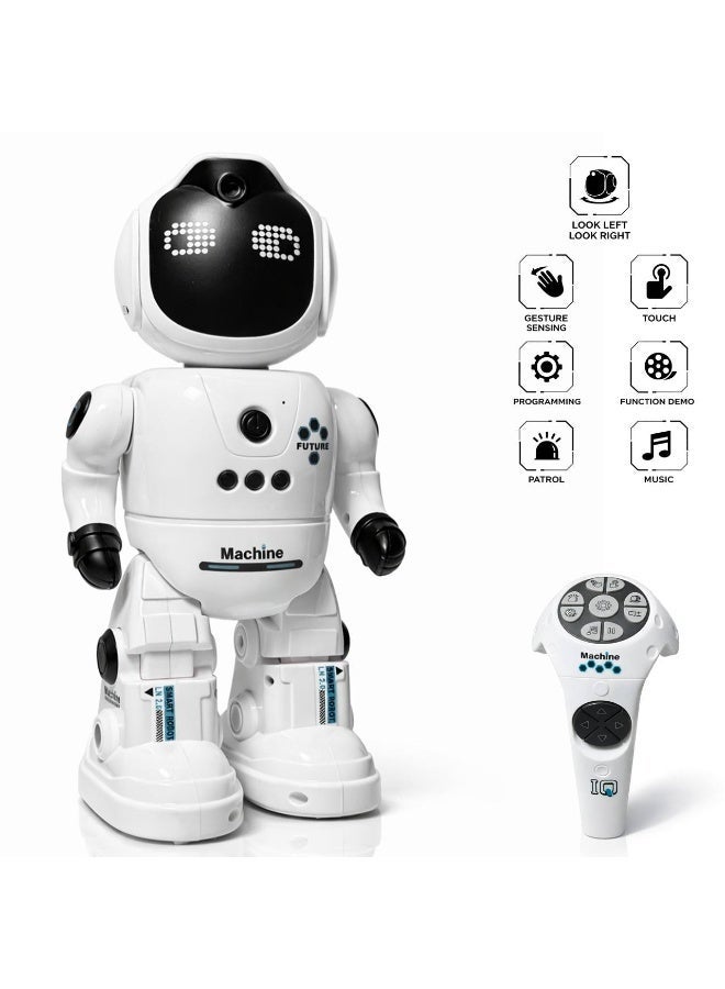 LE NENG TOYS Intelligent Programming Robot Toy - Gesture Control - Touch Sensor – Remote Control - Music & Dance - Smart Kids Robot - Image 1