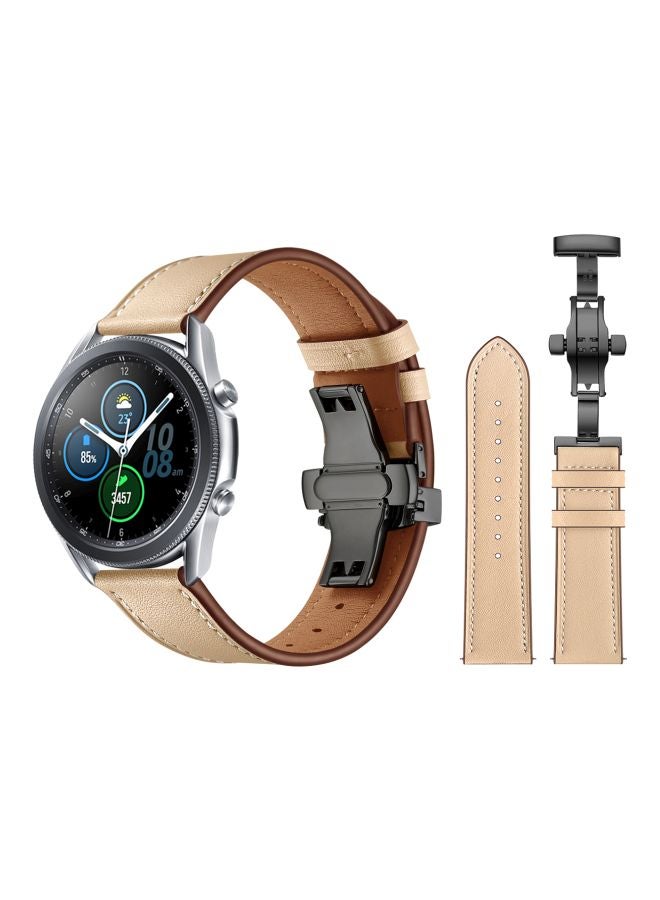 Perfii Replacement Band For Samsung Galaxy Watch 3 45mm Creamsand - Image 2