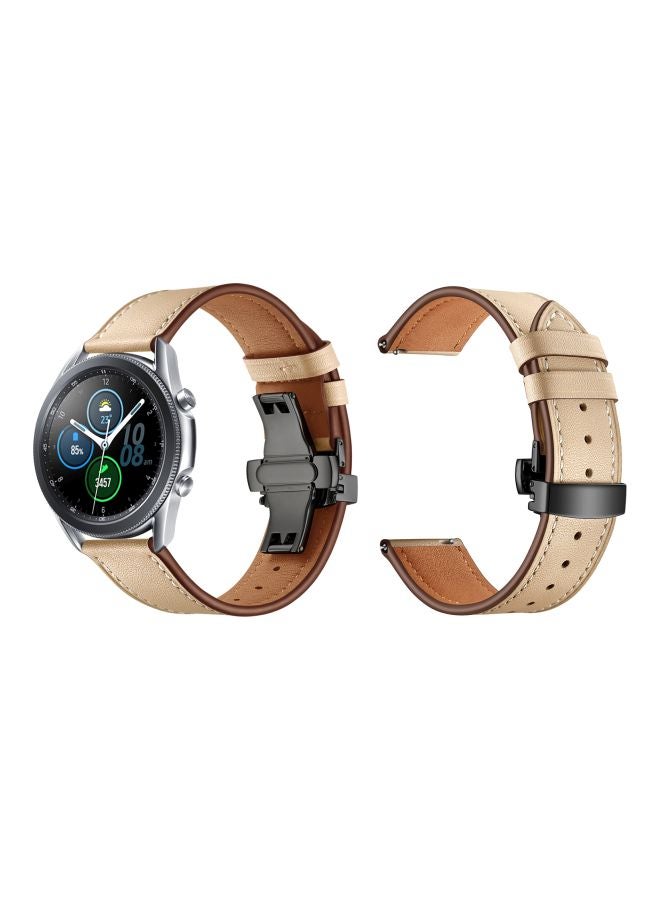 Perfii Replacement Band For Samsung Galaxy Watch 3 45mm Creamsand - Image 3