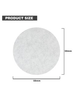 MIBRU Coffee Espresso Machine 100pcs Paper Filter 58mm Filter Puck Screen Portafilter Paper Compatible with Nova Simonelli and similar 58mm Secondary Water Separation Filter Special Filter Paper  - Image 5