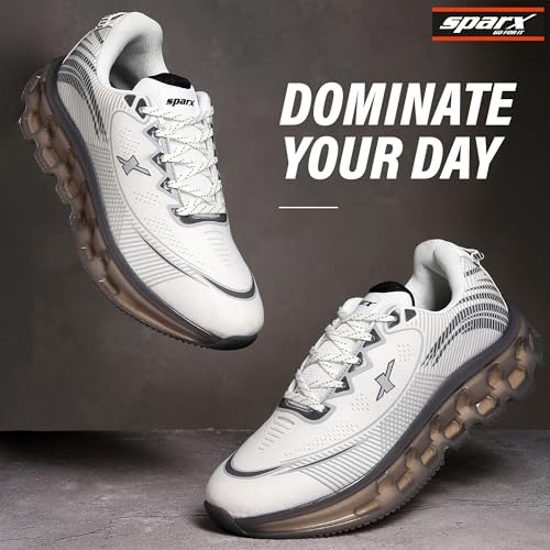 SPARX Sports SM-9079 Grey White for Men - Image 2