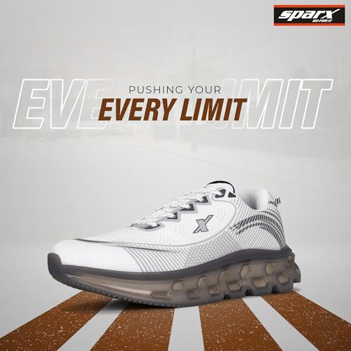 SPARX Sports SM-9079 Grey White for Men - Image 3