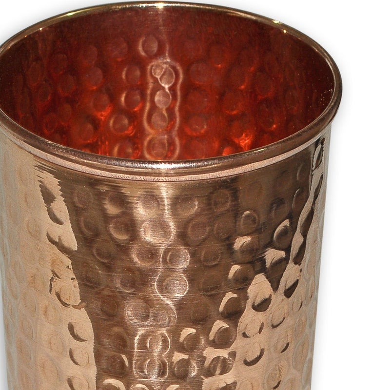 UKAL Pure copper hammered glasses moscow mule tumbler Set of 8 - Image 3