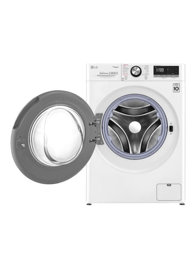 إل جي غسالة ملابس بتحميل أمامي سعة 10.5 كجم WFV1114WHT أبيض - Image 2