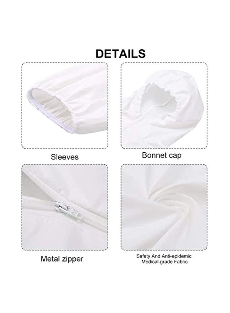 MedOne بدلة طبية واقية قابلة للتخلص منها 70GSM تغطي الجسم بالكامل - Image 5