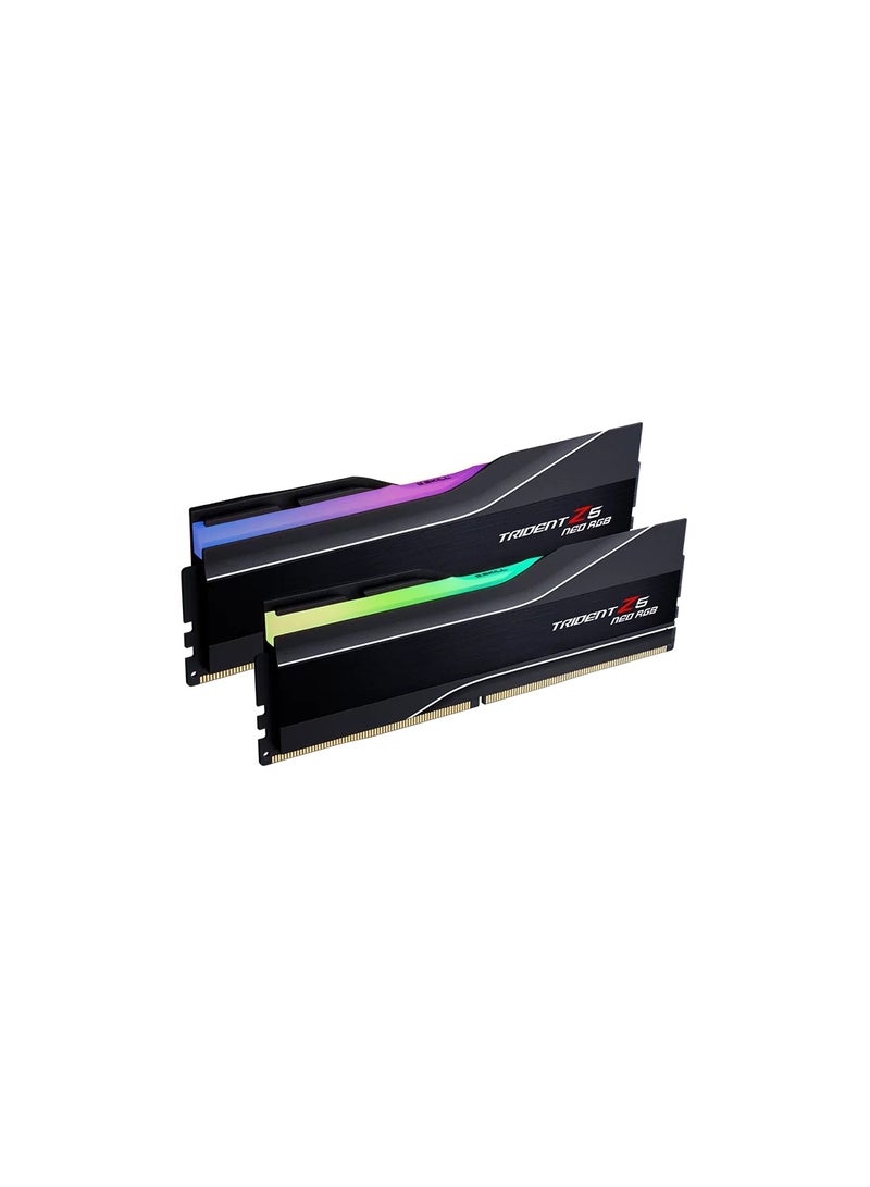 G.Skill Trident Z5 Neo RGB 32GB (2x16GB) DDR5-6000MHz Desktop Memory Kit, AMD EXPO, Dual Channel, Black Heatsink, RGB Lighting, Optimized for AMD Ryzen 7000 Series & AM5 Platforms | F5-6000J2636G16GX2-TZ5NR  - Image 3