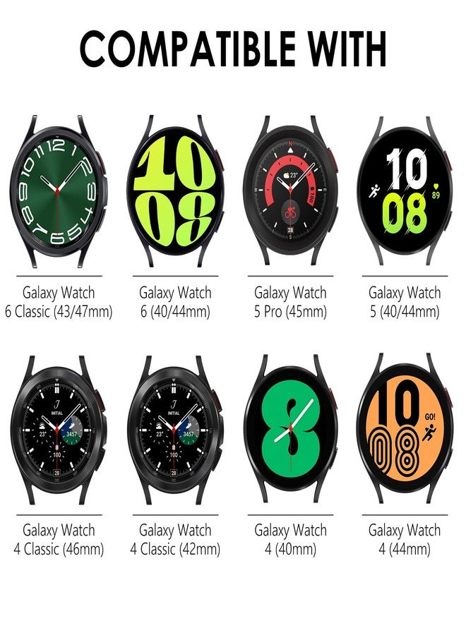 NewWays Compatible for SAMSUNG Galaxy Watch 7 6 Classic 6 5 4 Band 40mm 44mm 42mm 46mm, 20mm Stunning Diamonds Bracelet with Quick Release Pin for Galaxy Active 2, Gold - Image 2