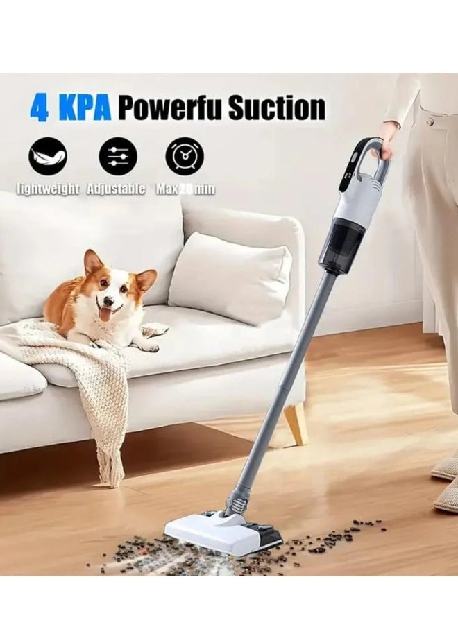 Denx Cordless Vacuum Cleaner With High Suction Power, Washing Water Tank, And Built-In 1800Mah Battery - Image 4