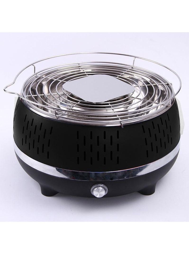 DubaiGallery Charcoal Barbecues, Uten Barbecue Grill, BBQ Grill, Portable Folding Charcoal Barbecue Grill Stainless Steel Charcoal Grill for Outdoor Cooking Camping Hiking Picnics 