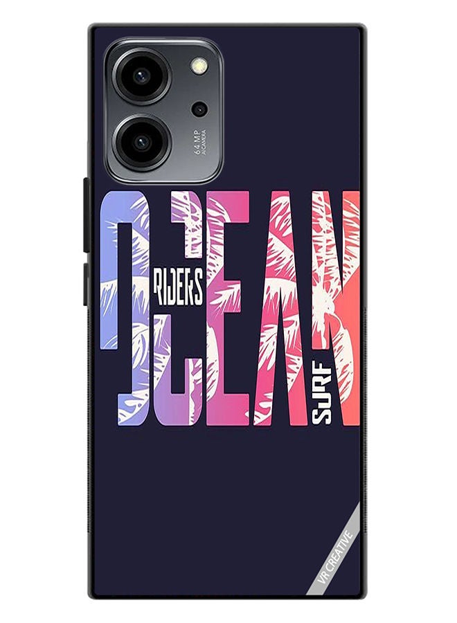 VR CREATIVE Protective Case Cover For Honor 80 SE Ocean Design Multicolour - Image 1