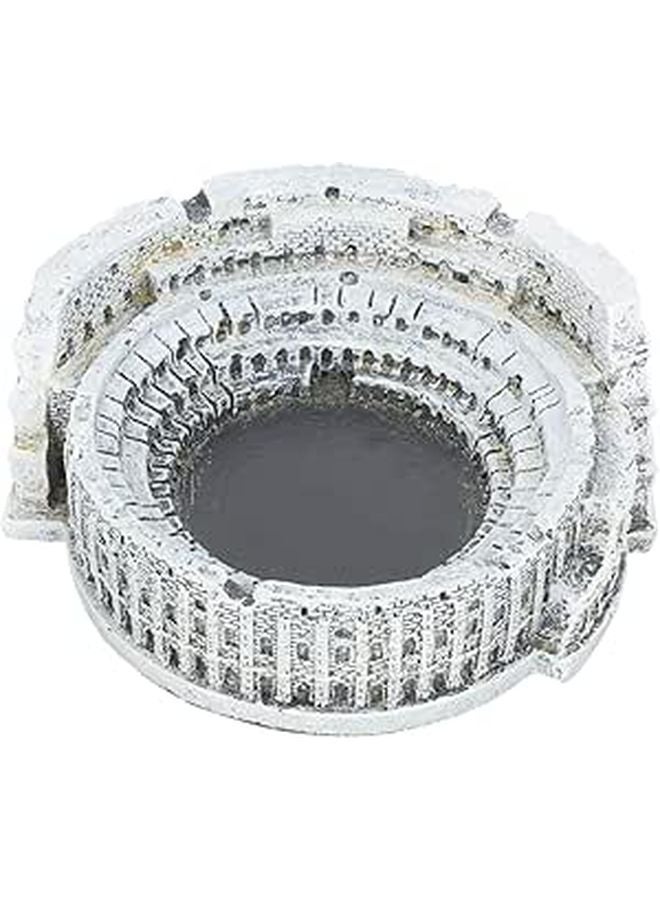 Retro Roman Colosseum Ashtray Heavy Duty Concrete Smoking Ash Tray Home Office Decor - Image 1