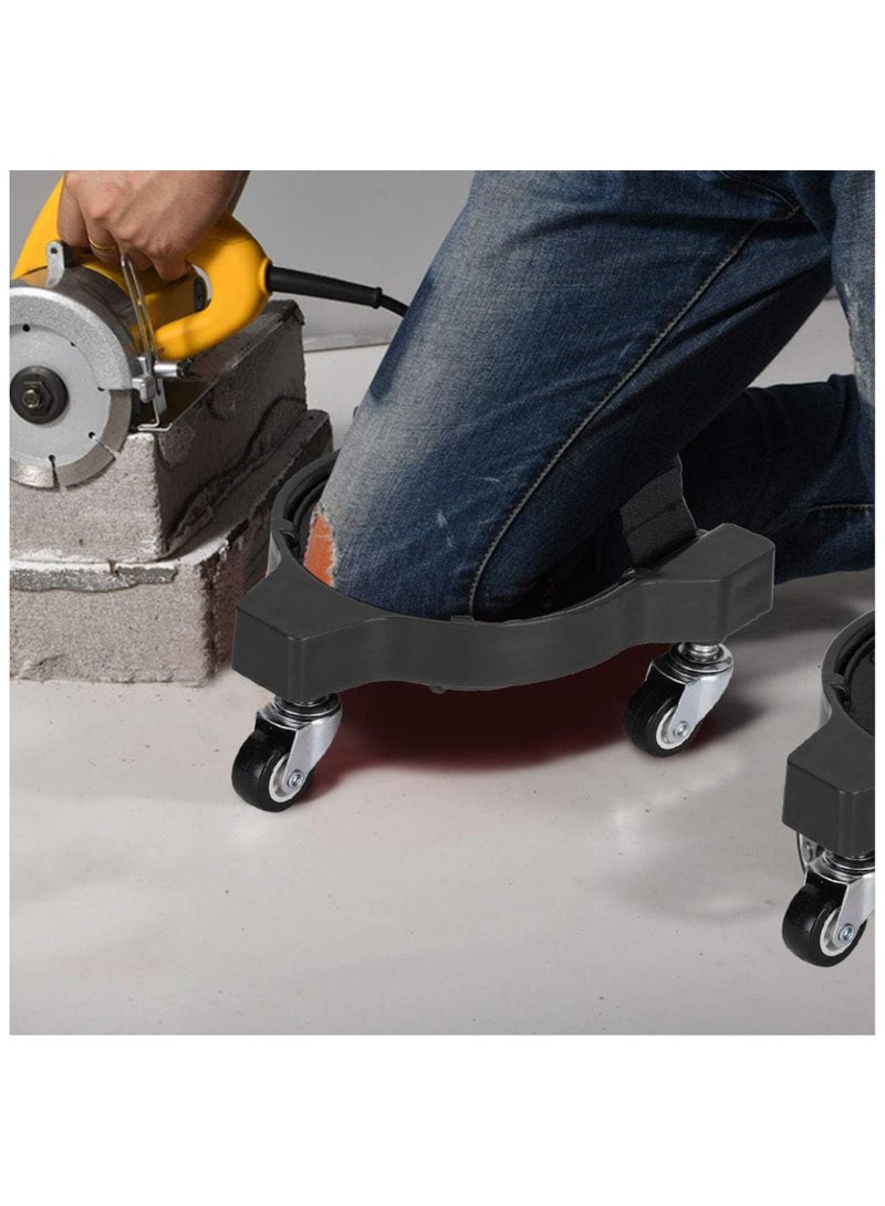 General Rolling Knee Pads Multifunctional Sliding Knee Pad Labor-Saving Kneeling Pad with Wheel Adjustable Strap Knee Roller for Painting Auto Repair  - Image 3