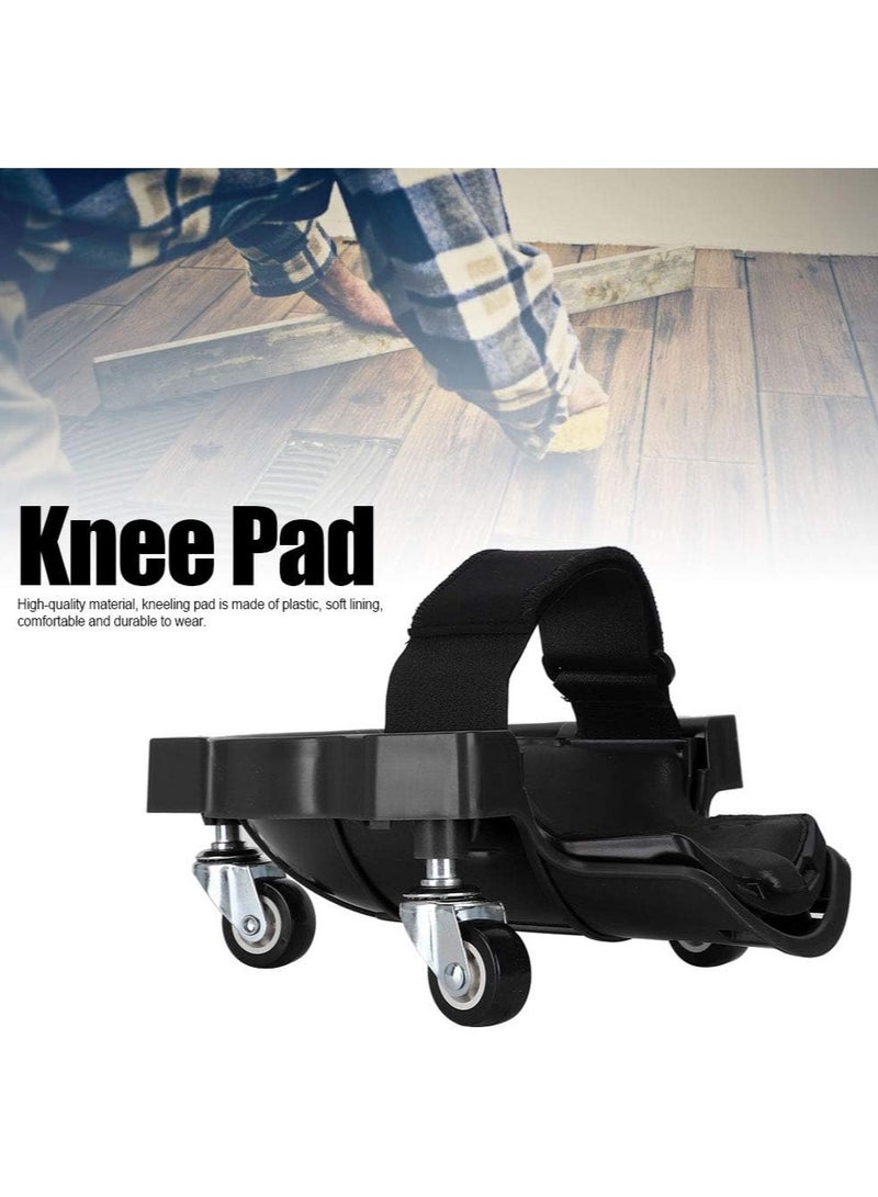 General Rolling Knee Pads Multifunctional Sliding Knee Pad Labor-Saving Kneeling Pad with Wheel Adjustable Strap Knee Roller for Painting Auto Repair  - Image 4