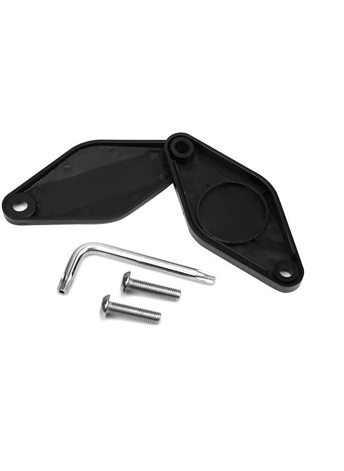 SYOSI - Bike AirTag Protective Tracker Case Mount With Anti Theft Tool and Bolts, Black, Water, and Dust Resistant, Anti Shake for Standard Bicycle Bottle Cage Slots, Cycling Accessory - Image 1
