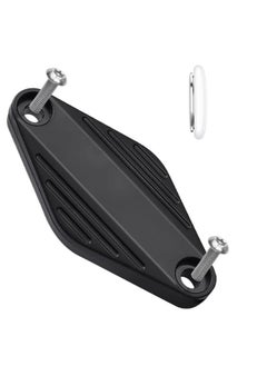 Bike AirTag Protective Tracker Case Mount With Anti Theft Tool and Bolts, Black, Water, and Dust Resistant, Anti Shake for Standard Bicycle Bottle Cage Slots, Cycling Accessory