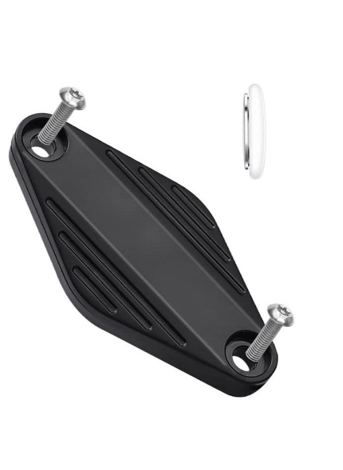 SYOSI - Bike AirTag Protective Tracker Case Mount With Anti Theft Tool and Bolts, Black, Water, and Dust Resistant, Anti Shake for Standard Bicycle Bottle Cage Slots, Cycling Accessory - Image 1