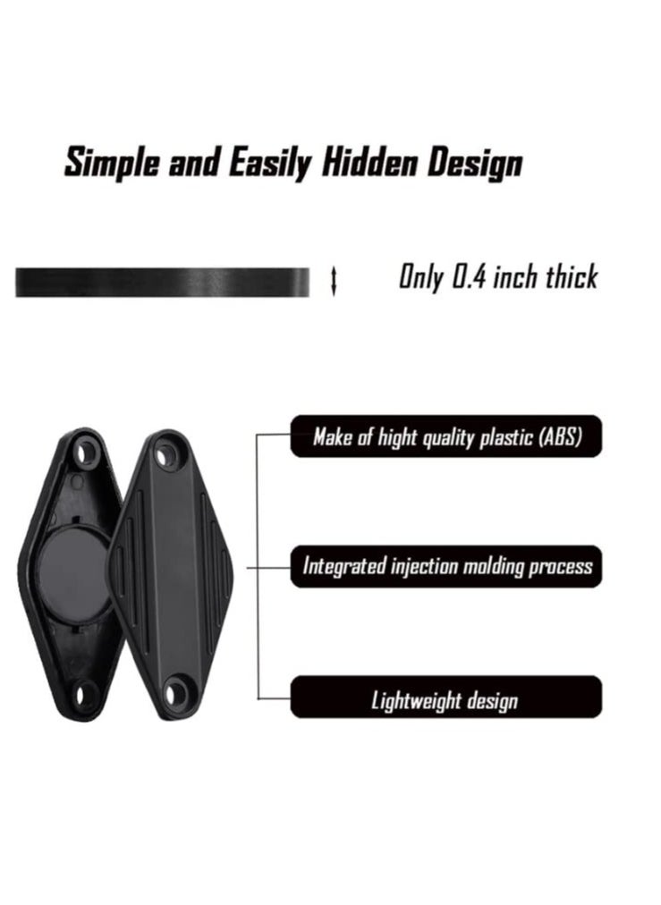 SYOSI - Bike AirTag Protective Tracker Case Mount With Anti Theft Tool and Bolts, Black, Water, and Dust Resistant, Anti Shake for Standard Bicycle Bottle Cage Slots, Cycling Accessory - Image 1