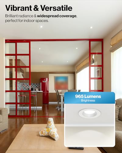 Sunco Lighting Sunco 10 Pack 4 Inch LED Recessed Lights, Retrofit Can Lighting, 660 LM, 11W (40W Equivalent), Selectable CCT 2700K/3000K/3500K/4000K/5000K, Dimmable, Baffle Trim, Replacement Conversion Kit UL. - Image 3