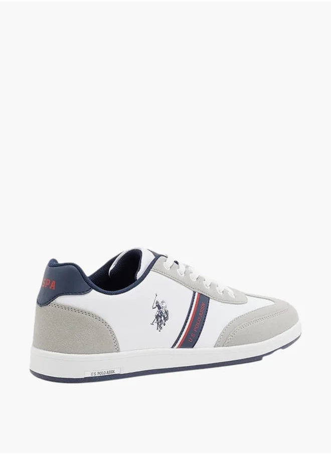 U.S. Polo Assn. Men's Panelled Lace-Up Sneakers