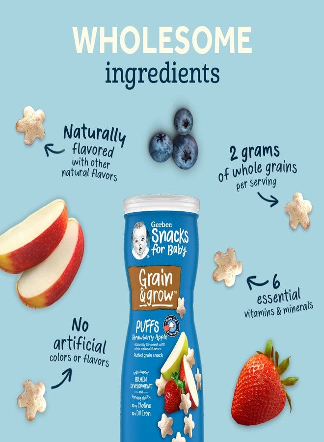 Gerber Snacks for Baby Variety Pack, Yogurt Melts, Puffs and Lil Crunchies (Set of 9) - Image 3