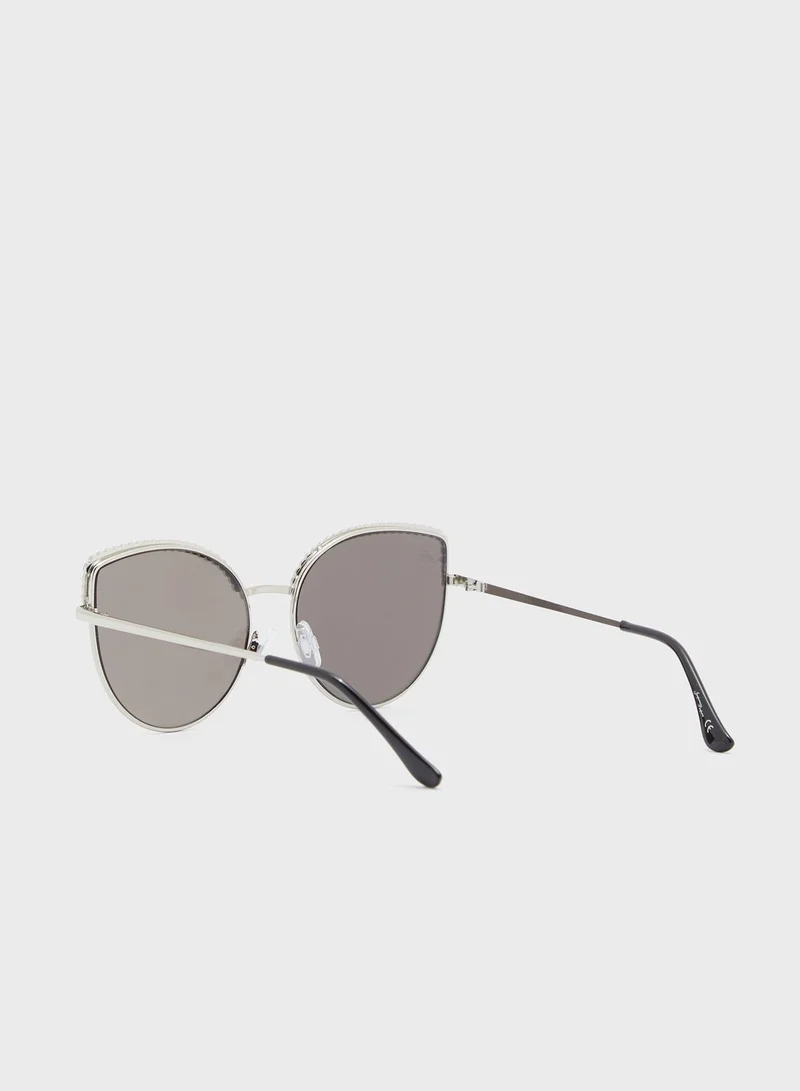 Jeepers Peepers Embellished Cat-Eye Sunglasses