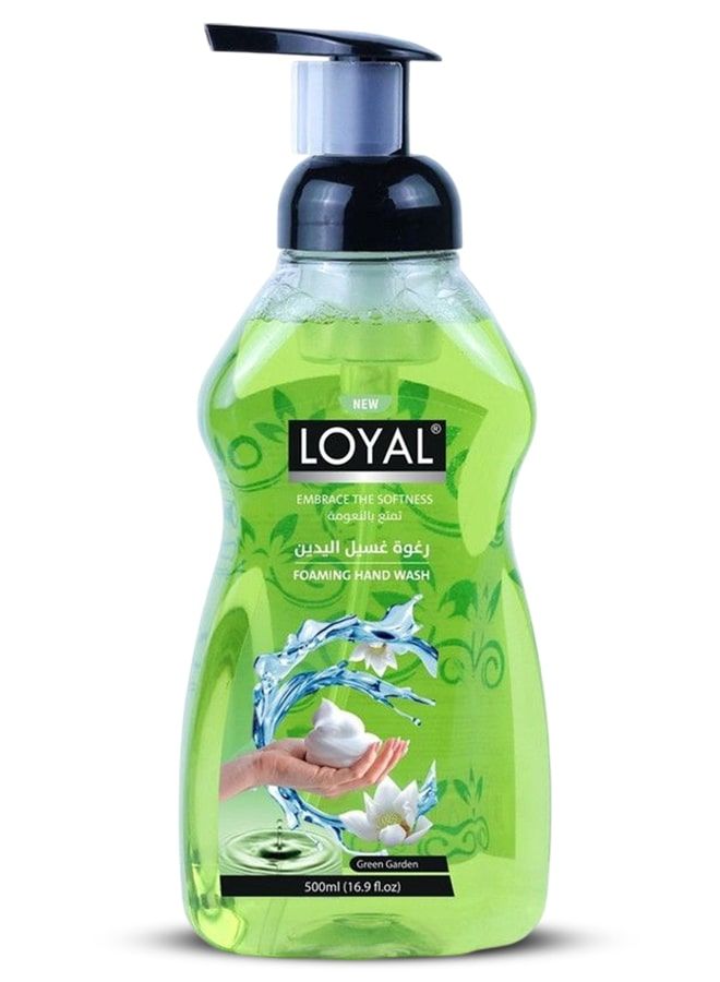 لويال غسول اليدين والجسم الرغوي، جرين جاردن، 500 مل