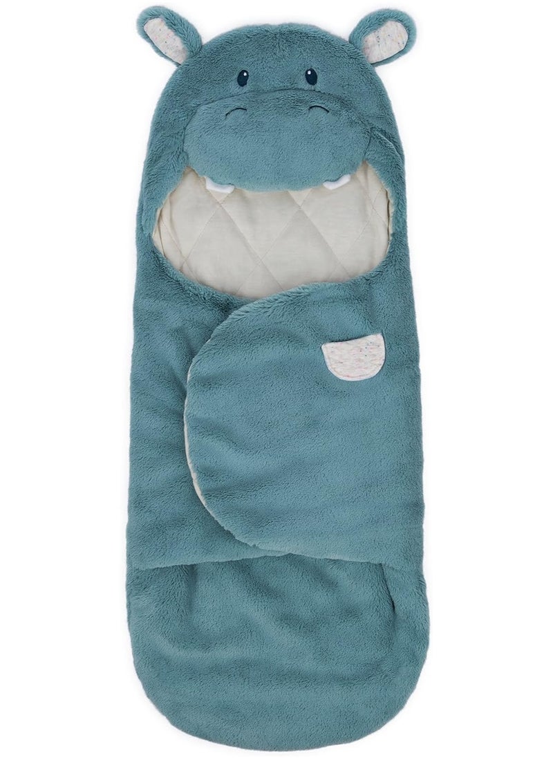 GUND Oh So Snuggly Blanket Wrap Hippo  - Image 1