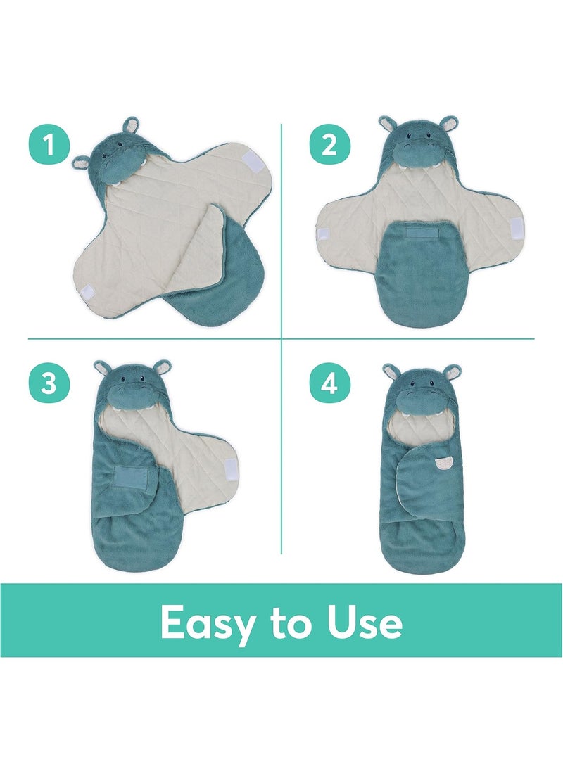 GUND Oh So Snuggly Blanket Wrap Hippo  - Image 3