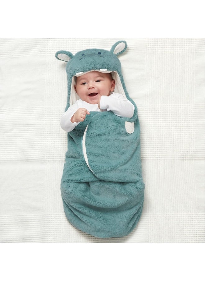 GUND Oh So Snuggly Blanket Wrap Hippo  - Image 2