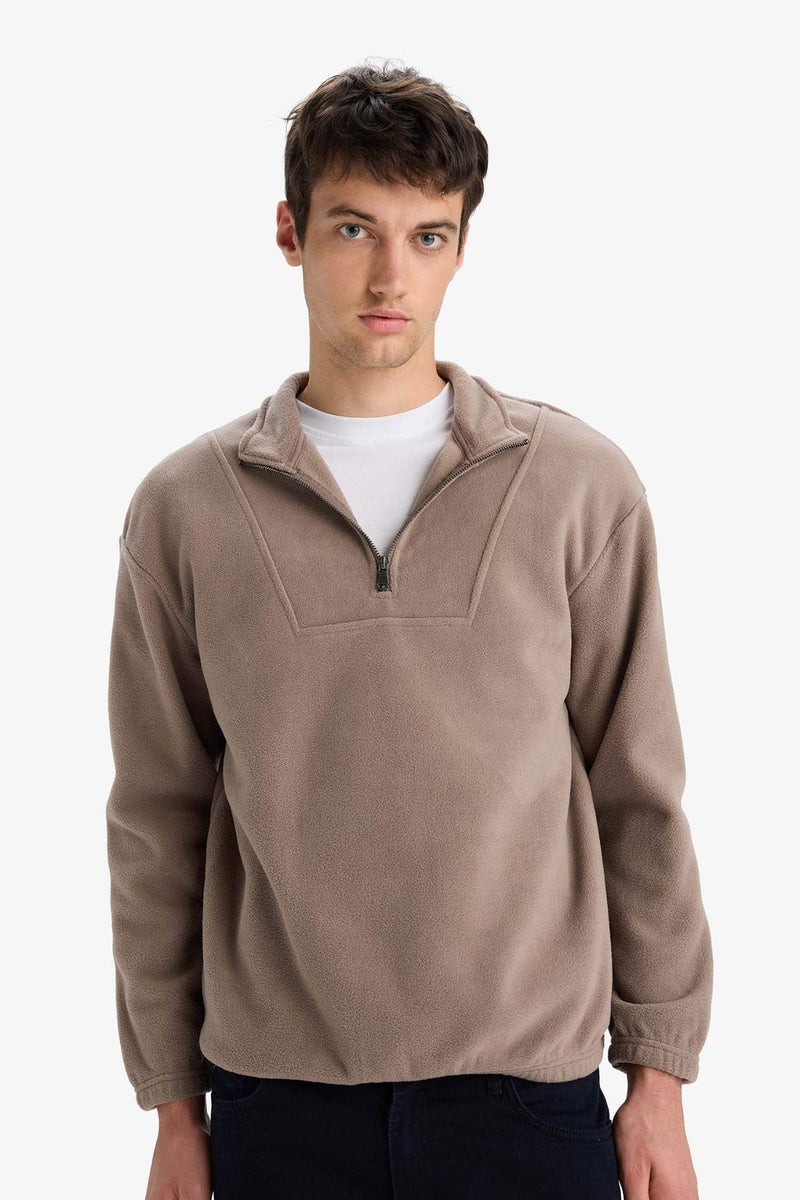 DeFacto Boxy Fit Printed Long Sleeve Sweatshirt - Image 4