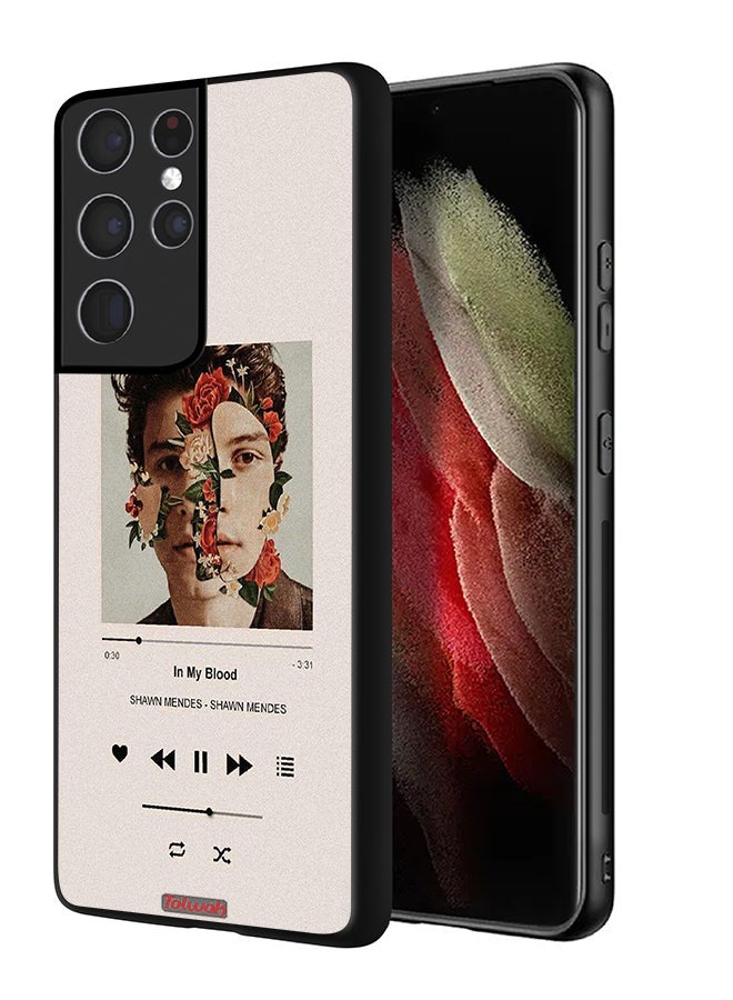 Tolwak Samsung Galaxy S21 Ultra 5G Protective Case Cover In My Blood - Image 1