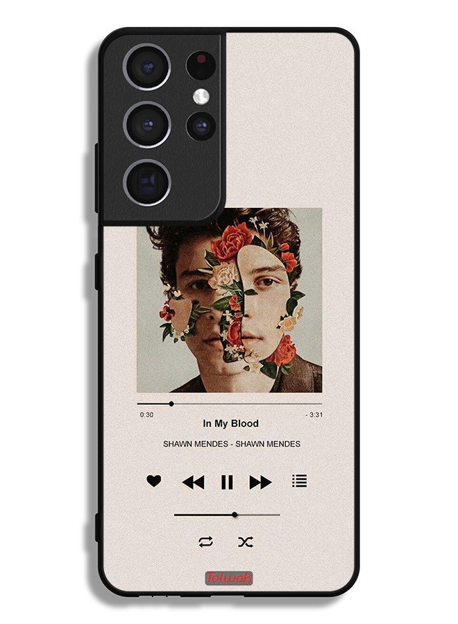 Tolwak Samsung Galaxy S21 Ultra 5G Protective Case Cover In My Blood - Image 3