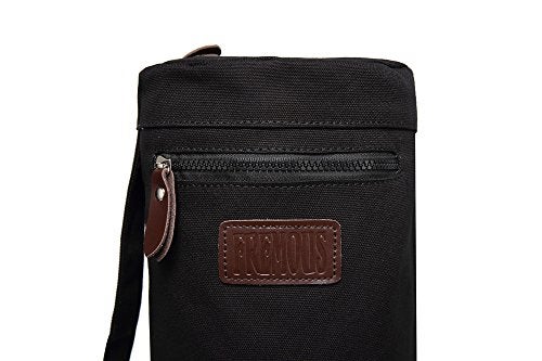 FREMOUS Yoga Mat Bag,Full-zip Exercise Yoga Mat Carrier Bag - Double Storage Pocket,Easy Access Zipper, Adjustable Shoulder Strap and Handle,Fits Most Mats(black) - Image 3