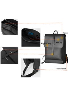 التمريض الجوي حقيبة ظهر Skycare Sturdy Commuter للعمل، حقيبة كمبيوتر محمول مقاس 15.6 بوصة للرجال والنساء أثناء العمل والسفر وصالة الألعاب الرياضية  - Image 4