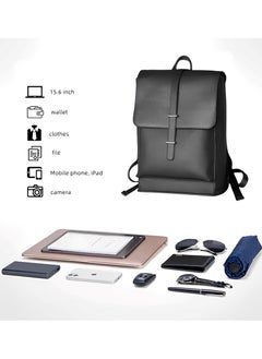 التمريض الجوي حقيبة ظهر Skycare Sturdy Commuter للعمل، حقيبة كمبيوتر محمول مقاس 15.6 بوصة للرجال والنساء أثناء العمل والسفر وصالة الألعاب الرياضية  - Image 3