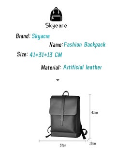 التمريض الجوي حقيبة ظهر Skycare Sturdy Commuter للعمل، حقيبة كمبيوتر محمول مقاس 15.6 بوصة للرجال والنساء أثناء العمل والسفر وصالة الألعاب الرياضية  - Image 5
