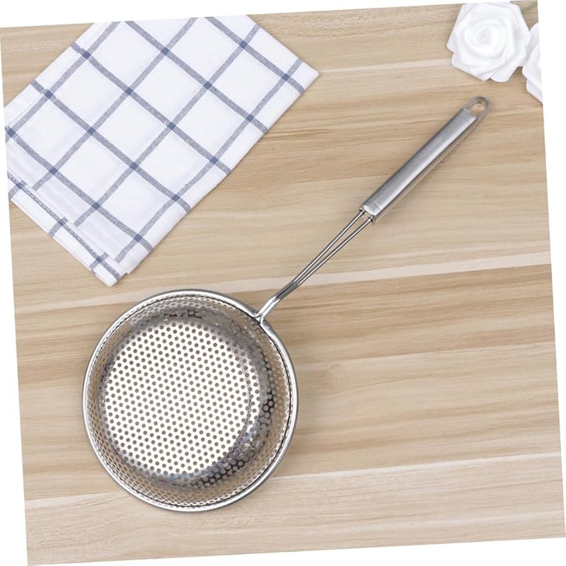 Stainless Steel Ladle Skimmer Spoon Strainer For Hot Pot Cooking And Oil Filtering - Image 3