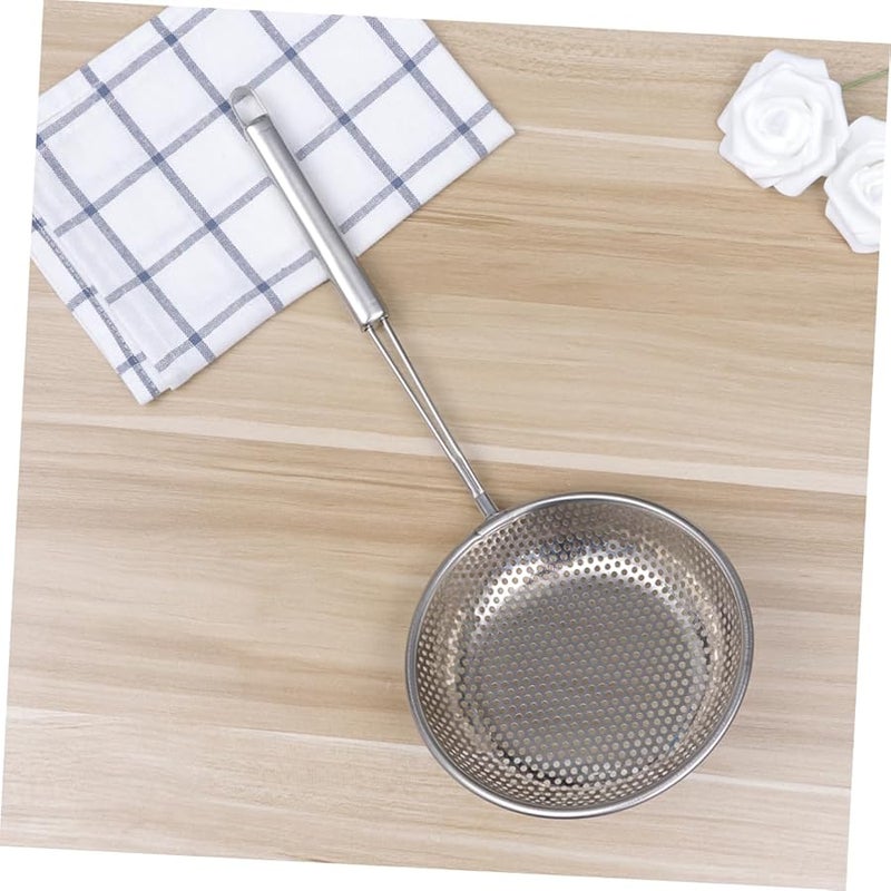 Stainless Steel Ladle Skimmer Spoon Strainer For Hot Pot Cooking And Oil Filtering - Image 4