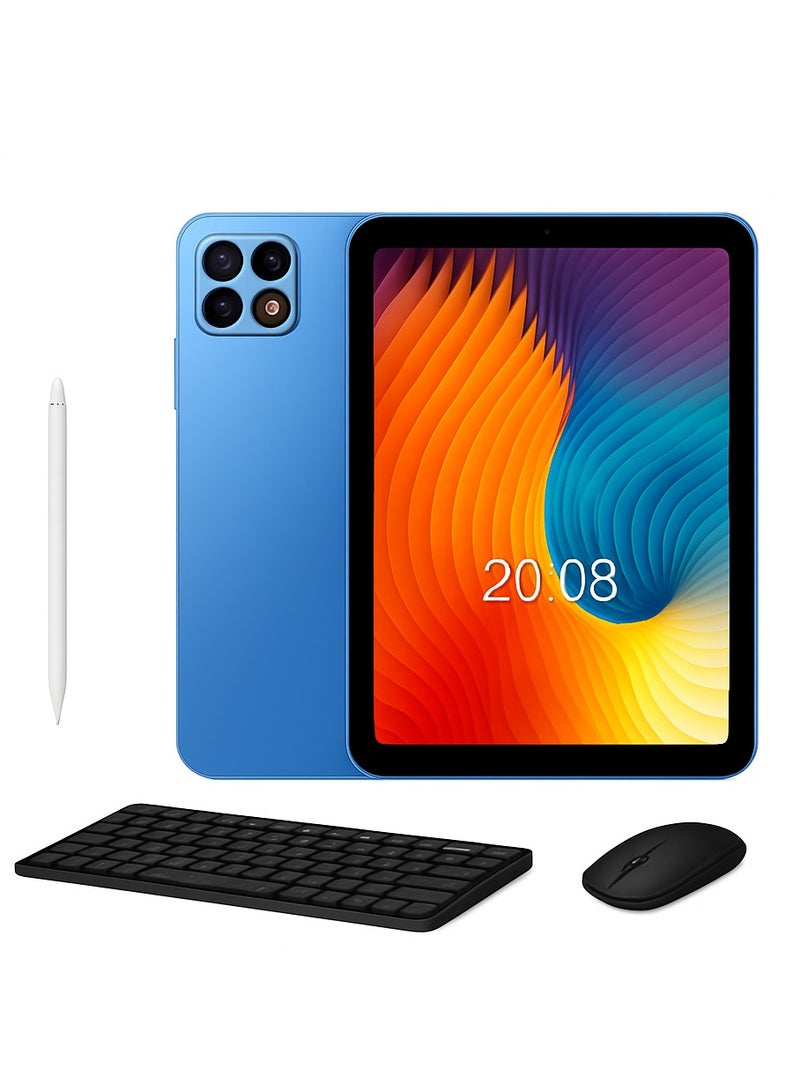 Oteeto TAB 19 – 10.1-Inch Android 14 Tablet PC, 12GB RAM, 512GB ROM, Octa-Core, 13MP + 8MP Camera, 8000mAh, WiFi + Dual SIM – Blue - Image 4