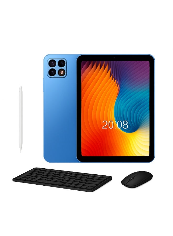 Oteeto TAB 19 – 10.1-Inch Android 14 Tablet PC, 12GB RAM, 512GB ROM, Octa-Core, 13MP + 8MP Camera, 8000mAh, WiFi + Dual SIM – Blue - Image 1