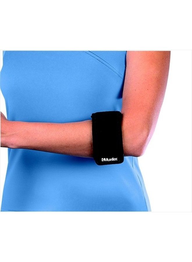 Mueller Tennis Elbow Support, Black, One Size Fits Most (Pack Of 1)