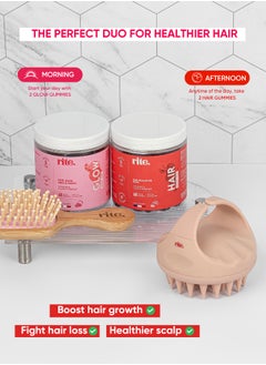 Rite GIFT SET HAIR + GLOW sugar free gummies rite  - Image 3