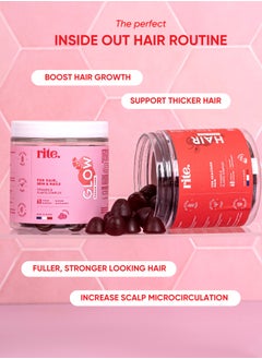 Rite GIFT SET HAIR + GLOW sugar free gummies rite  - Image 4