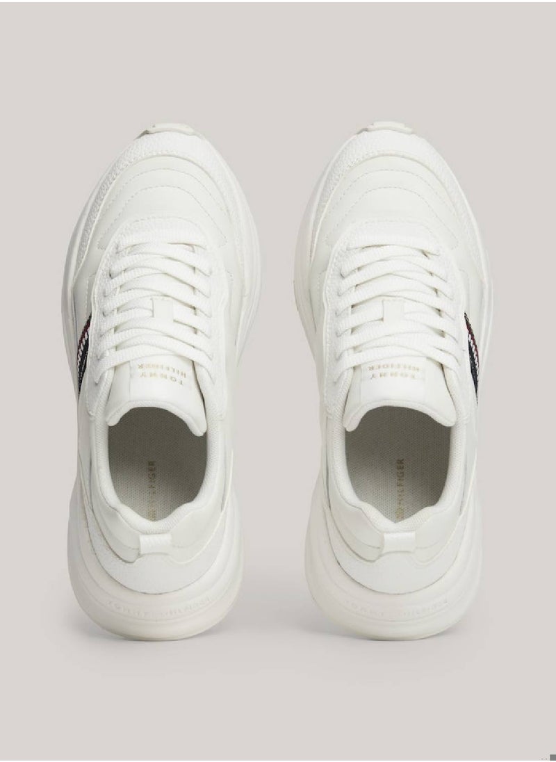 Women's Chunky Runner Sneakers, White - Leather - pzsku/Z8C27CFAE2C1B873DD688Z/45/_/1728911555/c9c36618-faa3-4c6e-8b6f-03d2023d3d3d
