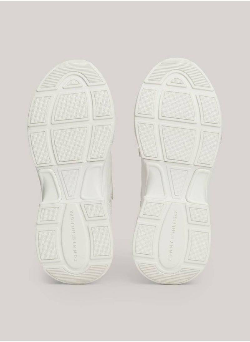Women's Chunky Runner Sneakers, White - Leather - pzsku/Z8C27CFAE2C1B873DD688Z/45/_/1728911559/f7e8ee5f-747d-48b2-af46-abf72ec67c9f