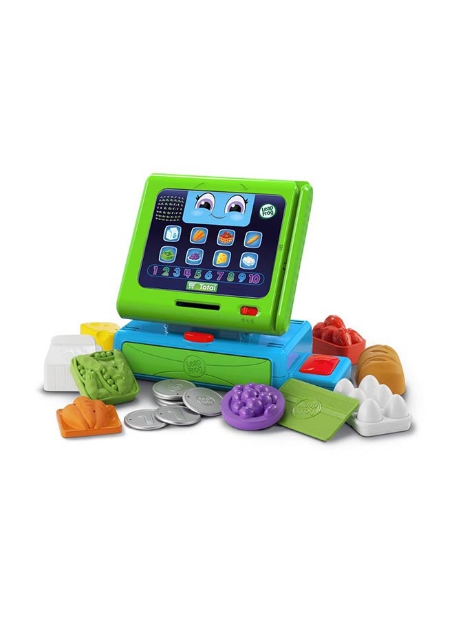 Leapfrog Count Along Till Educational Interactive Toy Shop With 20-Piece Pretend Play Set, Teaches Numbers, Counting And Colours, Toy For 2 3 4 Years Girls & Boys, Green - Image 1
