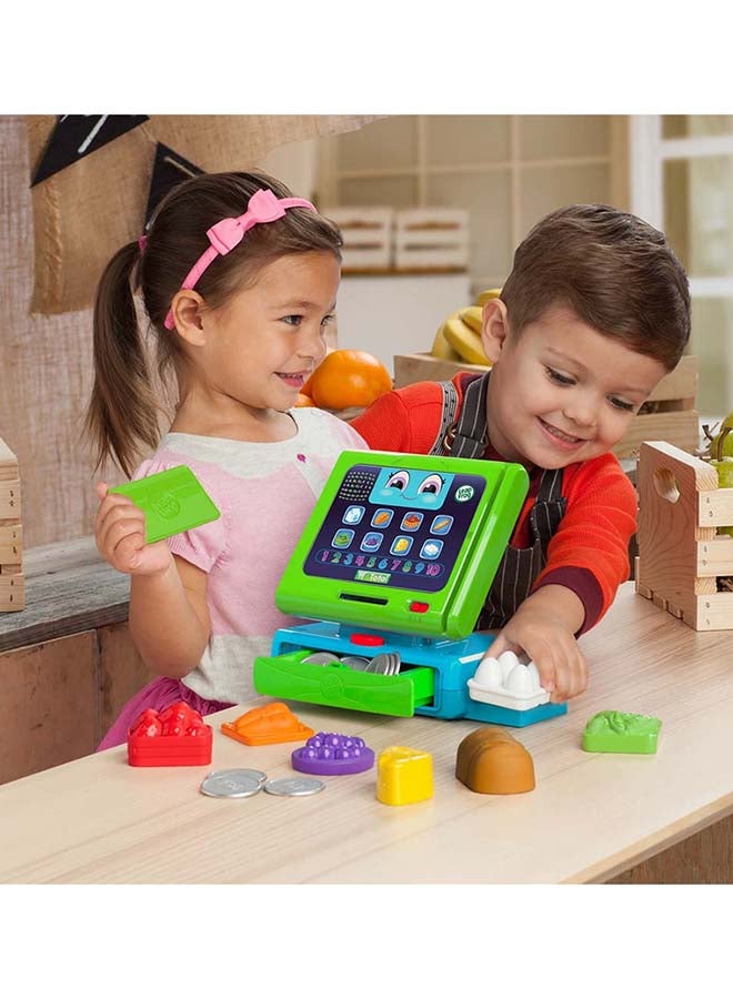 Leapfrog Count Along Till Educational Interactive Toy Shop With 20-Piece Pretend Play Set, Teaches Numbers, Counting And Colours, Toy For 2 3 4 Years Girls & Boys, Green - Image 3