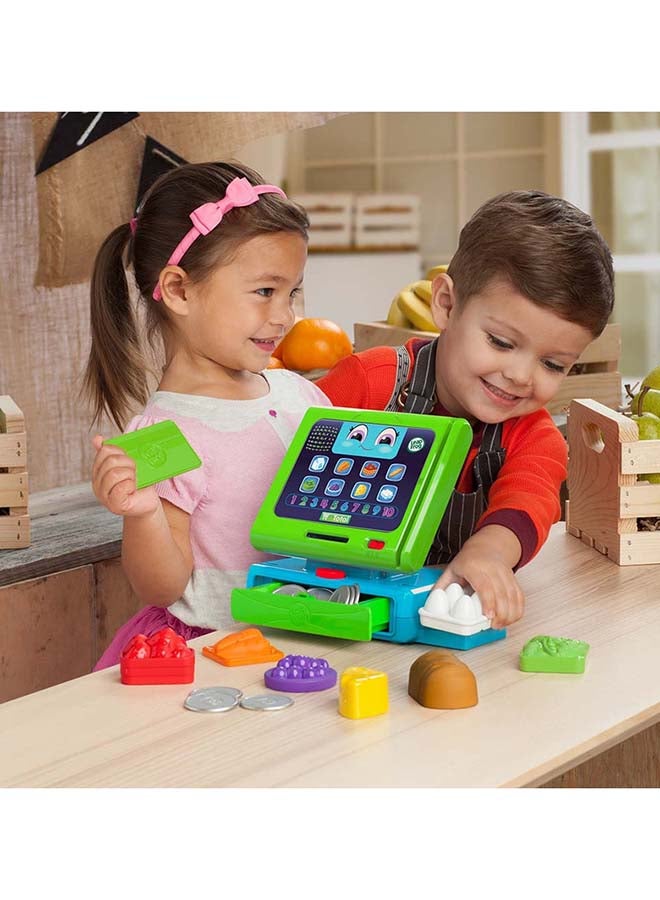 Leapfrog Count Along Till Educational Interactive Toy Shop With 20-Piece Pretend Play Set, Teaches Numbers, Counting And Colours, Toy For 2 3 4 Years Girls & Boys, Green - Image 2